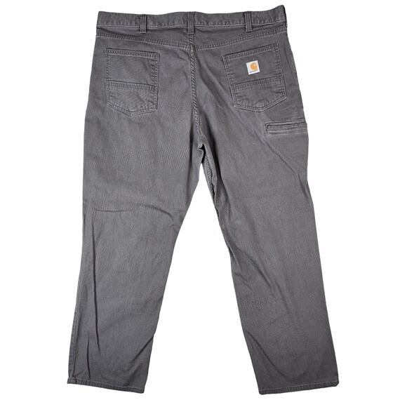 Carhartt Pants Mens 42x30 Gray Rugged Flex Canvas Relaxed Fit 102517-039 - Picture 2 of 9